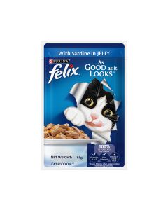 Felix Sardine In Jelly Adult Cat Food Pouch - 85 g