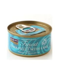 Fish4Cats Tuna Fillet with Crab Cat Wet Food - 70g - Pack of 10