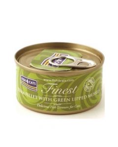 Fish4Cats Tuna Fillet with Mussels Cat Wet Food - 70g - Pack of 10