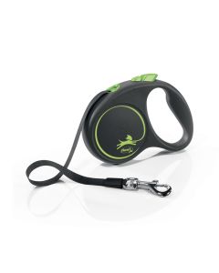 Flexi Design Tape Small Retractable Dog Leash, Green