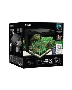 Fluval Flex Aquarium Kit, 34 Liters
