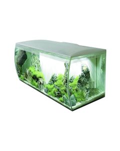 Fluval FLEX Aquarium Kit with Stand, White, 123 Liters - 82L x 39W x 40H cm
