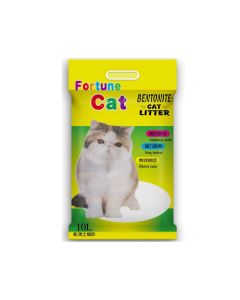 Fortune Cat Bentonite Baby Powder Scented Cat Litter - 10 Liters
