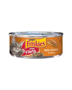 Friskies Prime Fillets Chicken in Gravy Canned Cat Food - 156g - Pack of 24