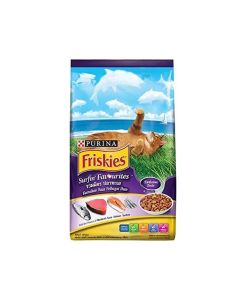 Friskies Surfin Favourites with Chicken & Seafood Dry Cat Food, 1.2 Kg