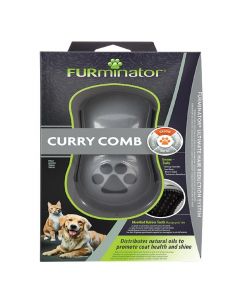 FURminator Curry Comb for Dogs & Cats