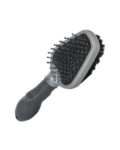 FURminator Dual Grooming Brush for Dogs & Cats
