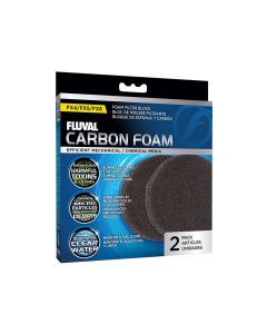 Fluval Carbon Foam for FX2/FX4/FX5/FX6 Canister Filter - 2-Pack