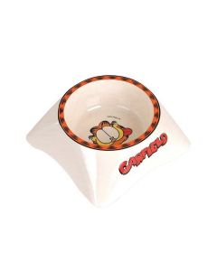 Garfield Single Melamine Food & Water Bowl - 15L x 15W x 5.5H cm