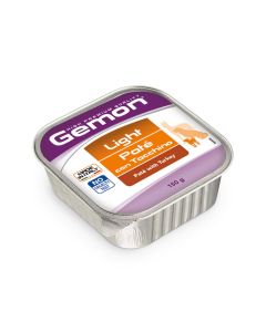 Gemon All Breeds Pate Light with Turkey Mature Wet Dog Food - 150 g