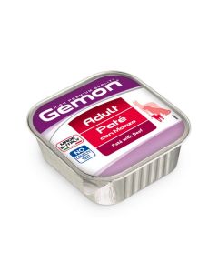 Gemon All Breeds Pate with Beef Adult Wet Dog Food - 150 g