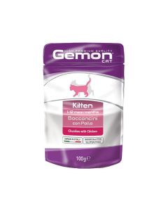 Gemon Chunkies with Chicken Kitten Pouch Food - 100 g