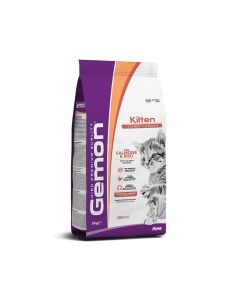 Gemon Kitten with Salmon and Rice Dry Kitten Food - 2 kg