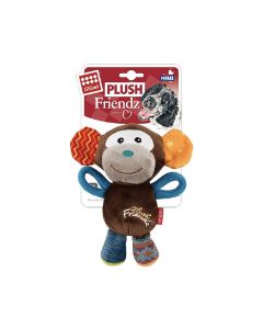 GiGwi Plush Friendz Squeaker Dog Toy - Monkey