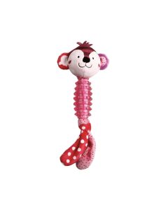 GiGwi Suppa Puppa Monkey with Squeaker Dog Plush Toy - Small