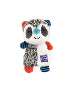 GiGwi Suppa Puppa Racoon with Squeaker Dog Plush Toy - Small