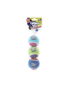 GiGwi Tennis Ball with Different Colour in 1 pack - 3pcs