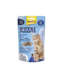 Gimcat Nutri Pockets Tuna Granulated Adult Cat Treat - 60 g