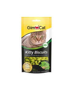 GimCat Kitty Biscuits With Fish & Catnip, 40g