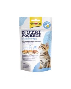GimCat Nutri Pockets Junior Mix Cat Treats - 60g