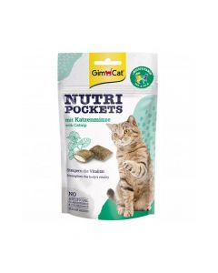 GimCat Nutri Pockets with Catnip and Multi-Vitamin, 60g