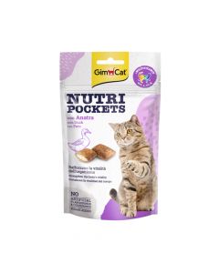 GimCat Nutri Pockets with Duck Cat Treats, 60g