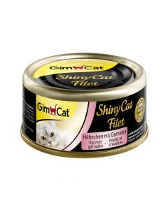 GimCat ShinyCat Chicken Filet with Shrimps, 70g