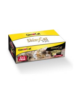 GimCat ShinyCat in Jelly Chicken Canned Cat Food - 70g - 5+1pc Free