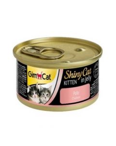 GimCat ShinyCat Kitten in Jelly Chicken - 70g - Pack of 24