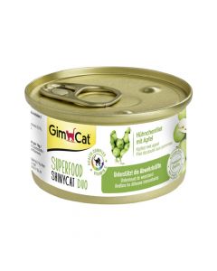 GimCat Superfood ShinyCat Duo Chicken with Apples Cat Food, 70g