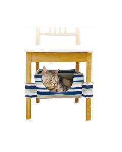 فراش لتحت الكرسي للقطط من جيم كات، أصفر، 30 × 15 × 30 سم
