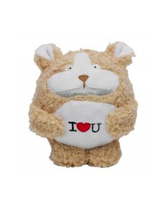 GimDog ILoveyou Hamster Plush Dog Toy