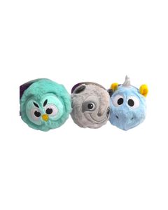 GimDog Plush Ball Dog Toys – Large - Assorted