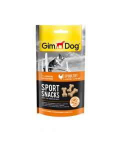 GimDog Sport Snacks Mini-Bones With Poultry, 60g
