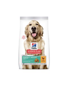 Hill's Science Plan Adult Perfect Weight Large Breed Dog Food with Chicken - 12 Kg