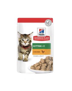 Hill's Science Plan Kitten Food With Chicken Pouch - 85g - Pack of 12
