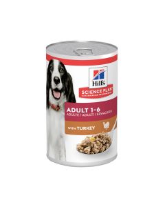 Hill's Science Plan Mature Adult 1-6 with Turkey Canned Dog Food - 370 g
