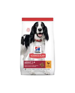 Hill's Science Plan Medium Adult Dog Food with Chicken - 14 Kg