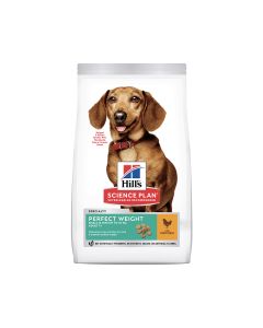 Hill's Science Plan Adult Perfect Weight Small & Mini Dog Food With Chicken - 1.5 Kg