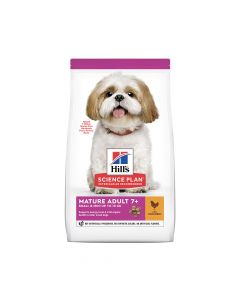 Hill's Science Plan Small & Mini Mature Adult 7 + Dog Food with Chicken - 3 Kg