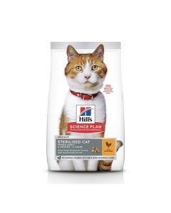 Hills Science Plan Chicken Sterilised Adult Dry Cat Food