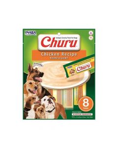 Inaba Churu Chicken Recipe Dog Treats 8 Tubes - 160g