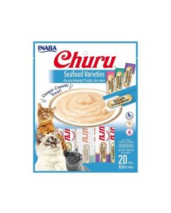 Inaba Churu Seafood Varieties Bag - 20 Tubes