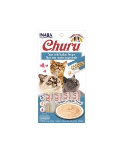Inaba Churu Tuna with Scallop Recipe Cat Treat - 56 g