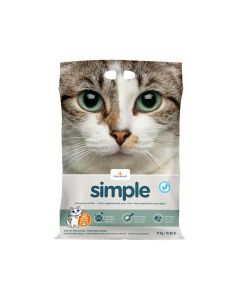 Intersand Simple Clumping Unscented Cat Litter - 14 kg