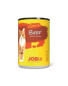 طعام رطب جوسي كات باللحم البقري في صوص للقطط من جوسيرا - 415 جرام