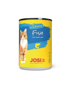 طعام رطب جوسي كات بالسمك في صوص للقطط من جوسيرا - 415 جرام