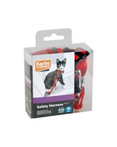 Karlie Cat Safety Harness For Cats - Red - 25 mm 