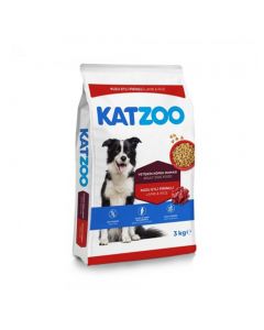 Katzoo Lamb & Rice Dry Adult Dog Food - 3 Kg