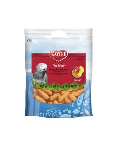 Kaytee Yo Dips Mango Flavored Treats for Parrots 3.5 Oz